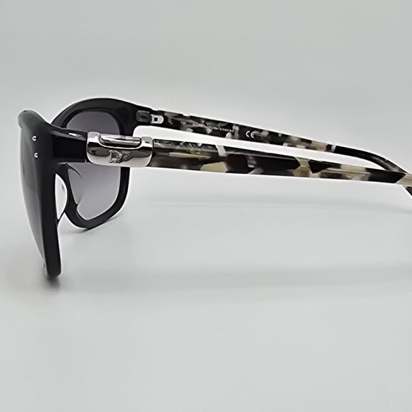 Diane Von Furstenberg Molly DVF584S 001 Black Frame Grey Lens Cat Eye Sunglasses main image 6
